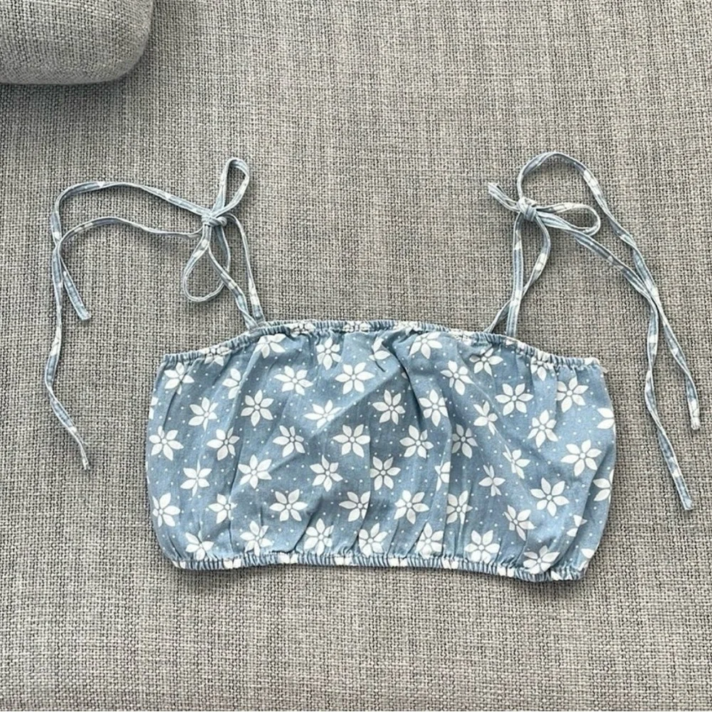 BILLABONG x Wrangler Perfect Pair Floral Print Crop Top NWT - Picture 5 of 5